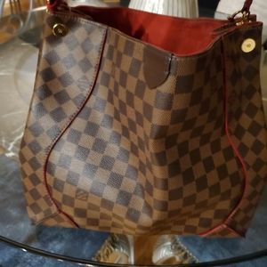 Caissa' Damier Coated Canvas Hobo
